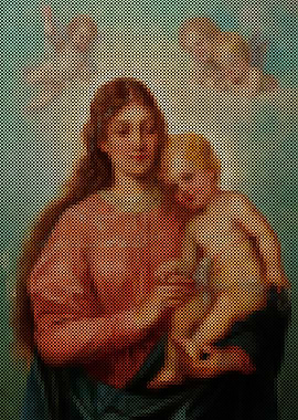 Madonna With Christ Child And Putti