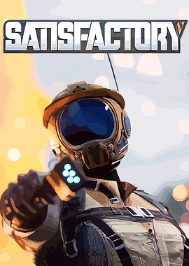 Satisfactory Game Poster