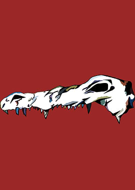 Croc skull