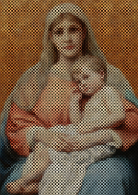 Madonna and Child Painting
