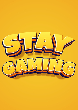 Stay Gaming 3D Text