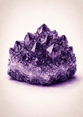 Amethyst Crystal Cluster
