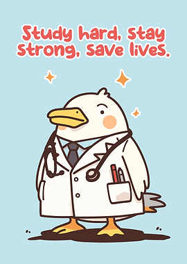 Cute Doctor Duck