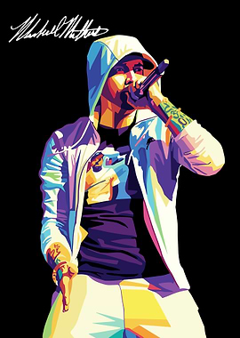 Eminem Pop Art Portrait