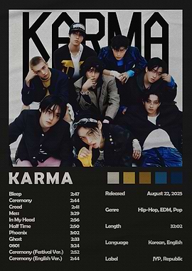 KARMA Album Poster