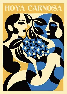 Hoya Carnosa Art Poster