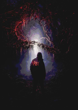FBI Agent in Dark Forest