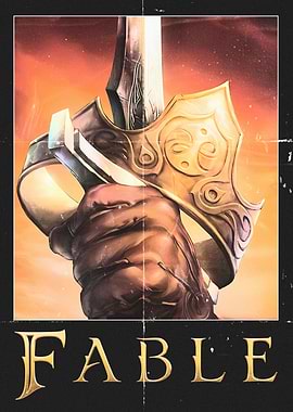 Fable video game poster