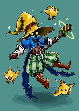 Vivi Ornitier with Chocobos