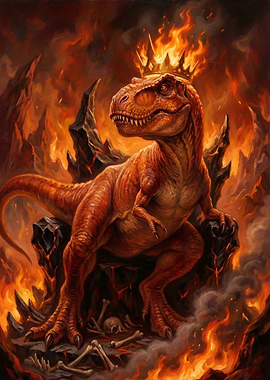 Tyrannosaurus Rex King of Fire