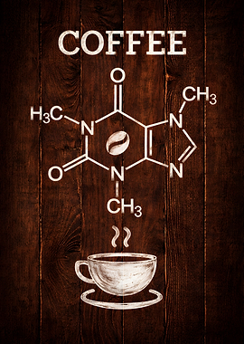Coffee Molecule and Cup