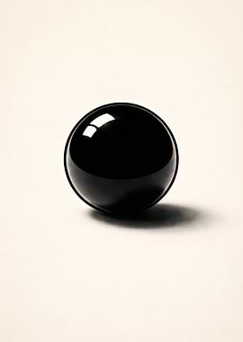 Glossy Black Sphere