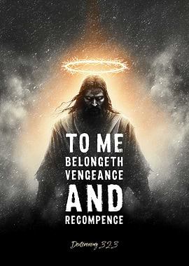 Jesus with Halo and Bible Verse