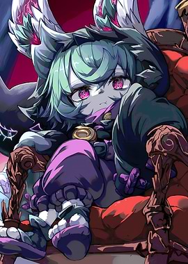 Anime Character with Fox Ears