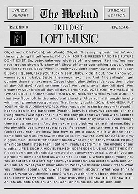 The Weeknd Loft Music