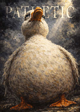 Pathetic Duck Painting