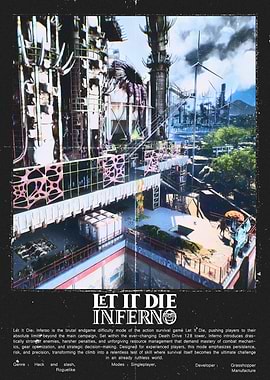 Let It Die Inferno Game Poster