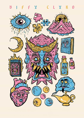 Biffy Clyro Surreal Illustration