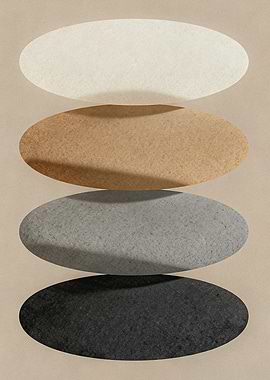 JAPANDI ZEN Stone Stack Minimalism Natural Balance