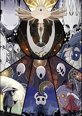 Hollow Knight Characters Collage