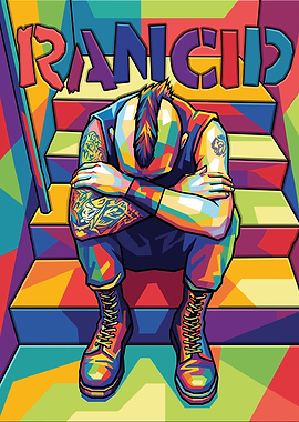 Rancid Pop Art Punk Rocker