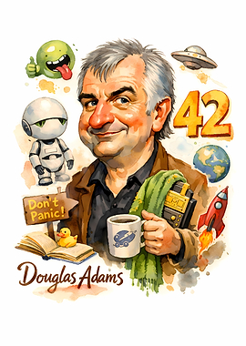 Douglas Adams and Sci-Fi Elements