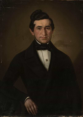 Portrait of a Man in a Black Suit