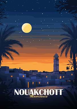 Nouakchott Cityscape at Dusk