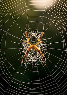 Spider on a Web