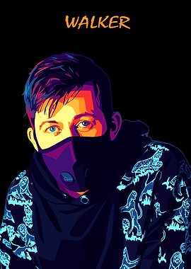 Walker Pop Art Portrait