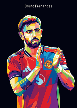 Bruno Fernandes Pop Art