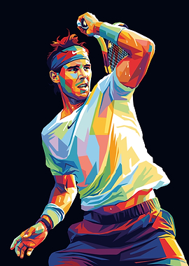 Rafael Nadal Pop Art Tennis