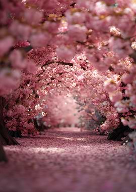 Cherry Blossom Tunnel