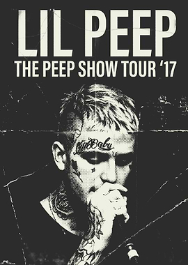 Lil Peep The Peep Show Tour Poster