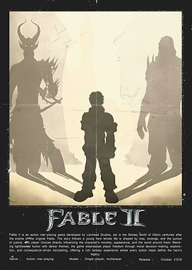 Fable II Game Poster