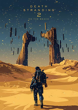 Death Stranding 2 On The Beach Poster