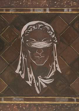 Blindfolded Justice Statue