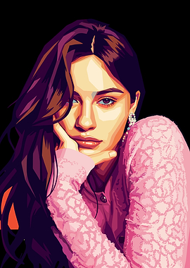 Pop Art Portrait of a Gracie Abrams