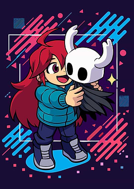 Celeste and The Knight Hugging