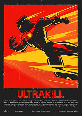 Ultrakill Game Poster
