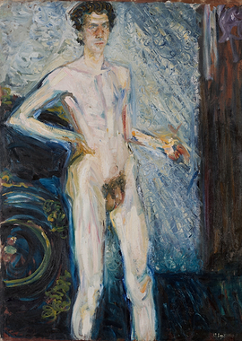 Nude Male Figure Painting