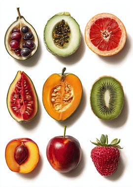 Assortment of Fresh Fruits