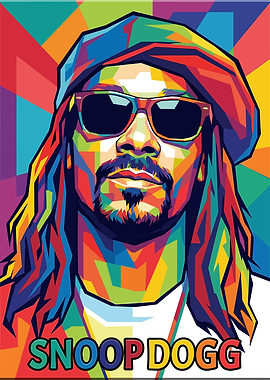 Snoop Dogg Pop Art Portrait