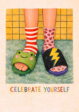 Celebrate Yourself with Fun Socks and Slides