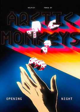 Arctic Monkeys Dice Poster