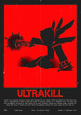 Ultrakill Game Poster