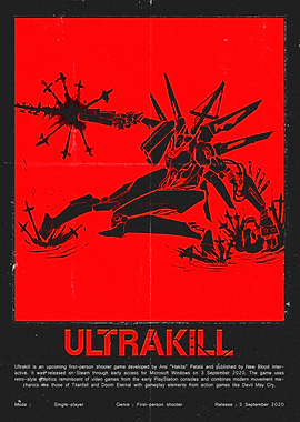 Ultrakill Game Poster