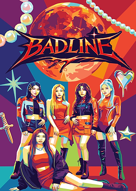 K-Pop Group BADLINE Poster