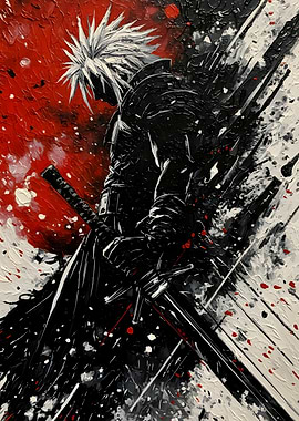 Samurai Warrior with Katana