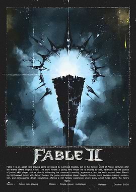 Fable II Game Poster